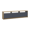 TV-Board Doros U3 Artisan Eiche / Graphitgrau 180x33x43 (41516202)