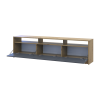 TV-Board Doros U3 Artisan Eiche / Graphitgrau 180x33x43 (41516202)