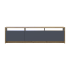 TV-Board Doros U3 Artisan Eiche / Graphitgrau 180x33x43 (41516202)