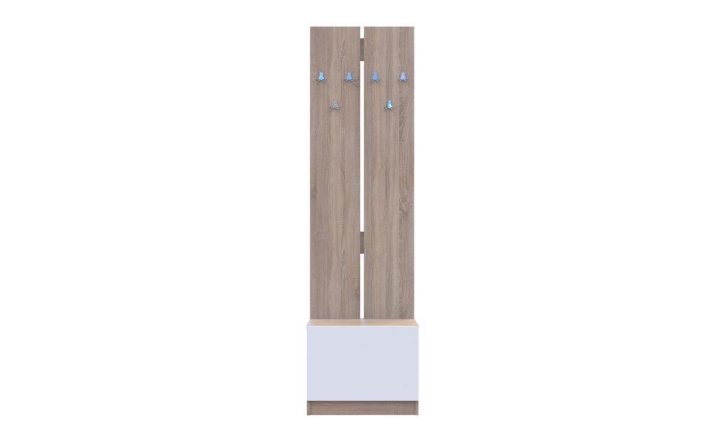 Flurwand Doros Sola Sonoma Eiche 60x40x215 (44900346)